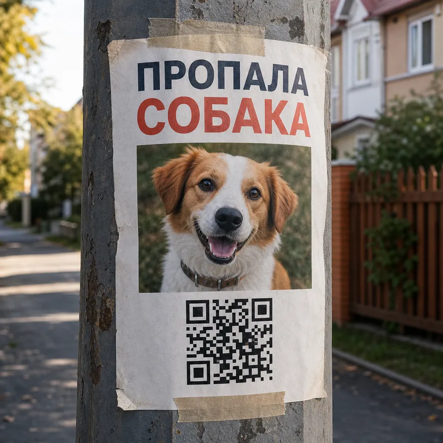 Lost-pet poster